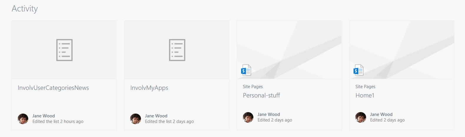 my activity