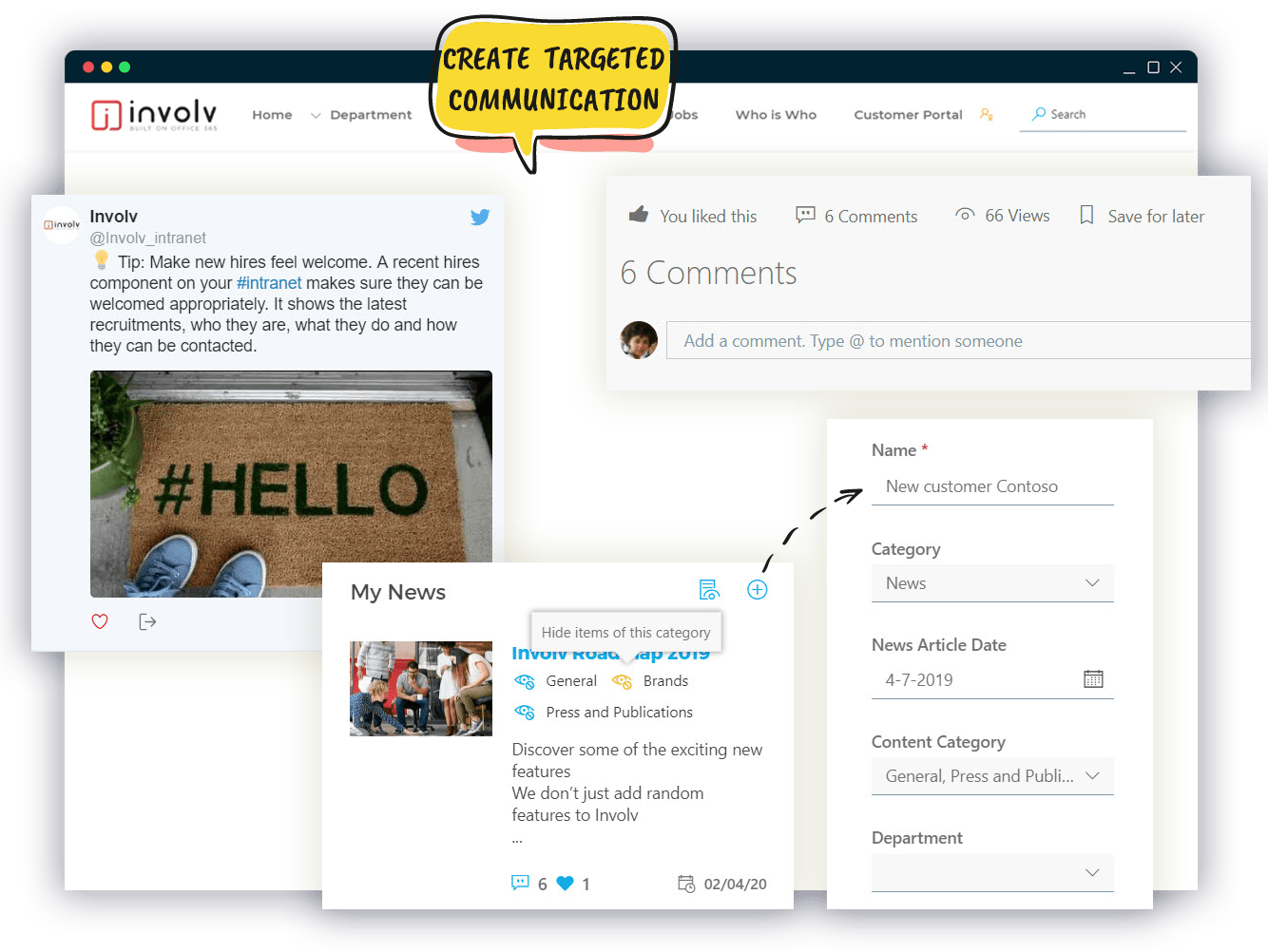involv for communication manager
