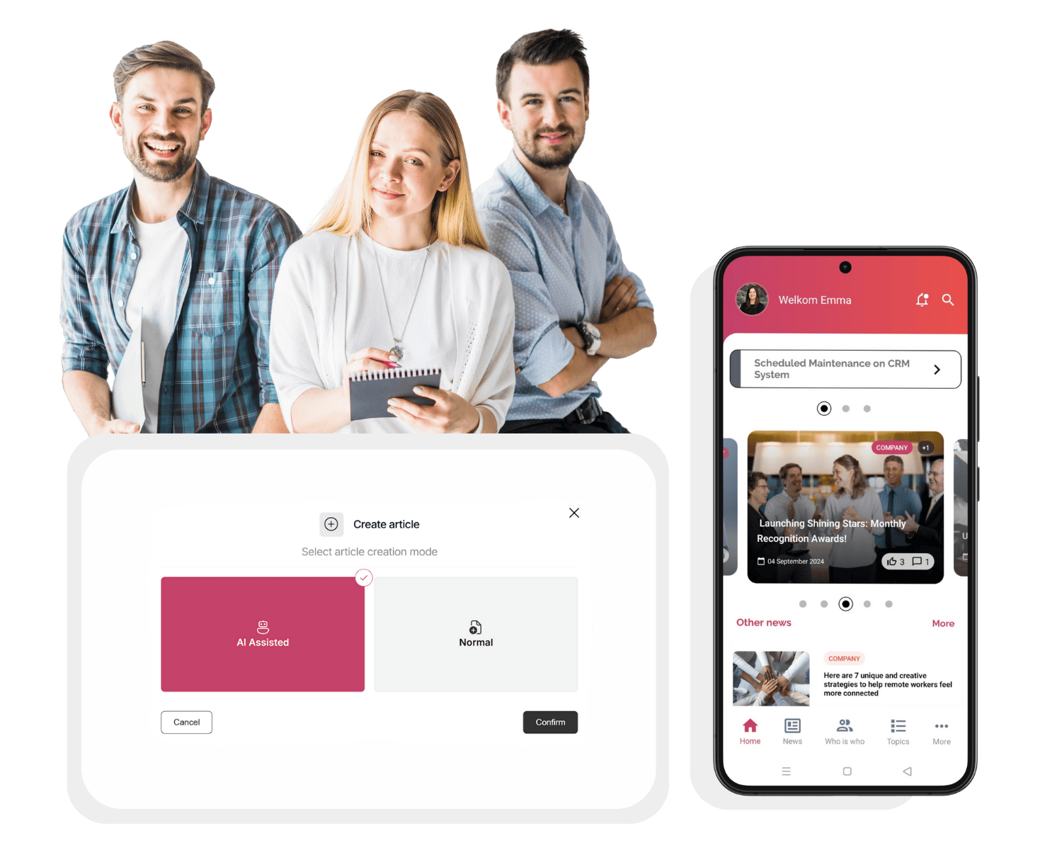 ai-generated-intranet-mobile